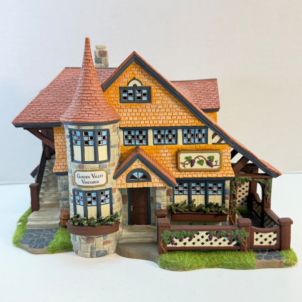 Department 56 Garden Valley Vineyards Seasons Bay Lighted House 56.53446 Vintage